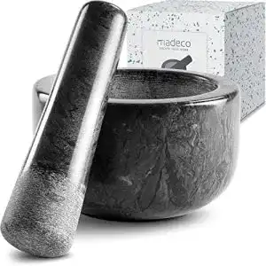 Moerser madeco mit stoessel marmor o 14 cm