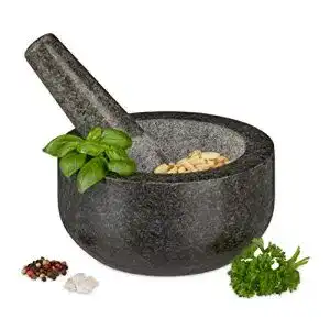 Moerser relaxdays granit mit stoessel robust langlebig gewuerze