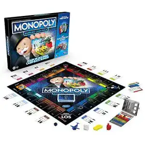 Monopoly hasbro banking cash back brettspiel elektronisch