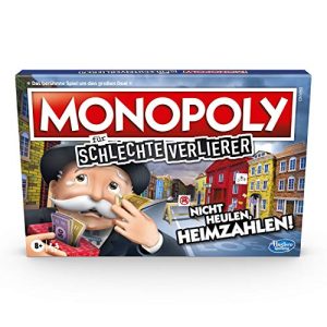 Monopoly Hasbro für schlechte Verlierer Brettspiel ab 8 Jahren - monopoly hasbro fuer schlechte verlierer brettspiel ab 8 jahren