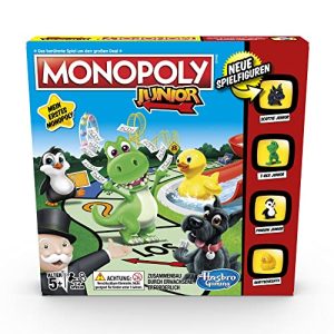 Monopoly Monopoly Junior, clássico jogo de tabuleiro infantil