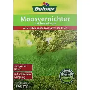 Moosvernichter dehner und rasenduenger 5 kg fuer ca 125 qm