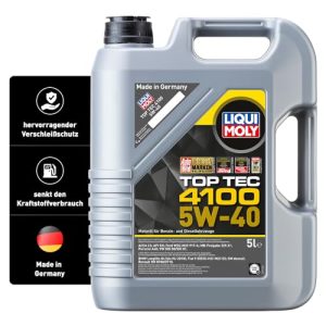 Motor oil Liqui Moly Top Tec 4100 5W-40, 5 L, synthesis technology