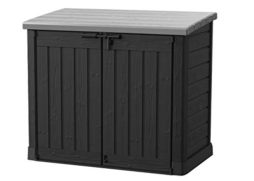 Mülltonnenbox Keter 17199416 Store it Out Max, Schwarz, 1.200L