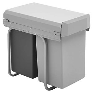 Atık ayırıcı Wesco 12871 Double-Boy yerleşik çöp kutusu 2 x 15 litre