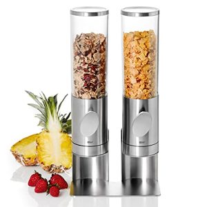 Cereal dispenser AdHoc CS12 set of 2 breakfast, with stand