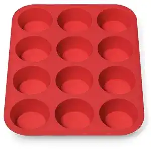 Muffinform silikon avana muffinblech aus silikon fuer 12 muffins