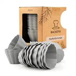 Muffinform silikon backefix backfoermchen silikon muffinfoermchen
