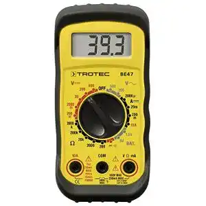 Multimeter trotec be47 robustes multifunktions messgeraet