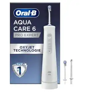 Munddusche oral b aquacare 6 kabellos 3 ersatzduesen