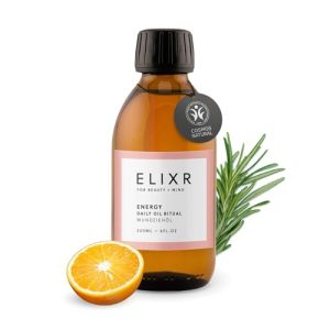 ELIXR Energy aceite de enjuague bucal con naranja, jengibre y romero