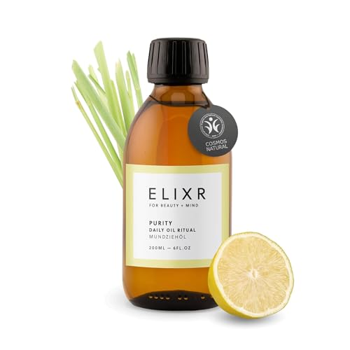 ELIXR Purity mouth pulling oil with lemon & lemongrass oil