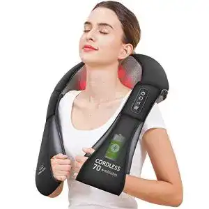 Nackenmassagegeraet snailax kabellos massagegeraet shiatsu