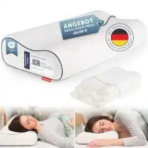 Nackenstuetzkissen blumtal orthopaedisch aus memory foam