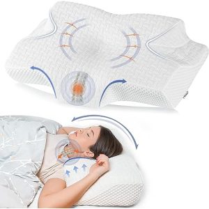 Elviros Orthopedic Pillow Memory Foam Μαξιλάρι Στήριξης Λαιμού