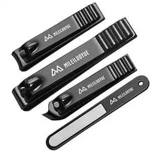 Nagelknipser mileiluoyue set schwarz edelstahl nagelschneider