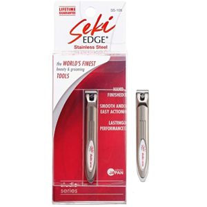 Nagelknipser Seki EDGE Satin Straight Edge Clipper - nagelknipser seki edge satin straight edge clipper