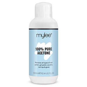 Dissolvant pour vernis à ongles MYLEE 100% acétone pure, UV