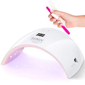 Asciuga unghie SUNUV LED UV, lampada per unghie in gel, UV LED