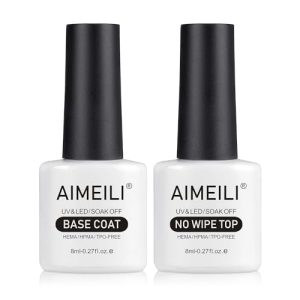 Nail top coat AIMEILI UV LED gellakk neglelakk base & ingen tørke