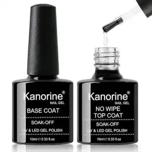 Nagelueberlack kanorine base coat top coat uv led gel