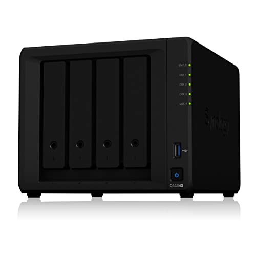 NAS-Server Synology, 8 GB, DS920+ 4 Bay Desktop NAS Gehäuse