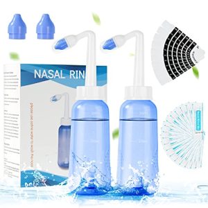 Nasal shower URAQT med salt, 2 stk. 300ml Neti Pot Sinus