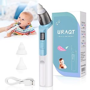 Aspirador nasal URAQT Baby, limpiador de nariz eléctrico