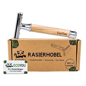 Wet razor EcoYou olive wood safety razor for men and women