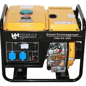 Notstromaggregat diesel heinrich motorgeraete stromerzeuger