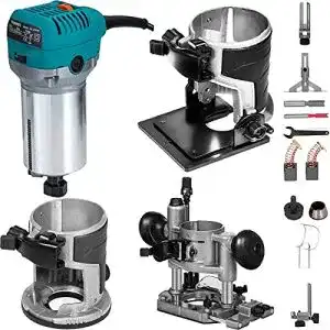 Oberfraese frantools mit 3 basen holzfraese 800w kantenfraese