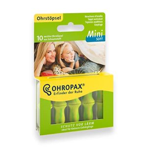 Zatyczki do uszu OHROPAX MINI SOFT – anatomicznie ukształtowane douszne