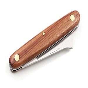 Couteau de jardin Lalone, couteau à greffer, acier inoxydable