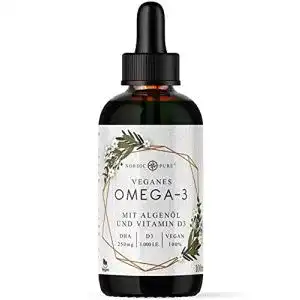 Omega 3 oel nordic pure veganes omega 3 algenoel praeparat