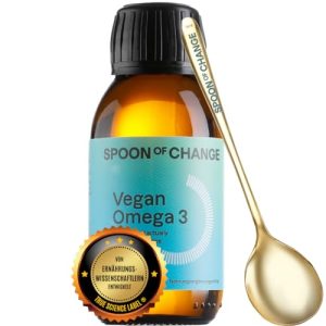 Omega-3 olie Spoon of Change Premium Omega-3 algenolie veganistisch