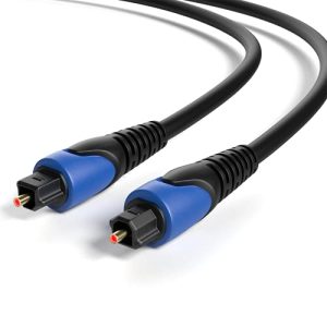 Optisches Kabel RedStar24 1m, Toslink Digitalkabel, Audiokabel
