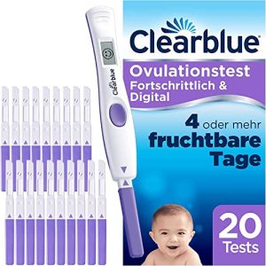 Teste de ovulação Kit de fertilidade Clearblue, 20 testes
