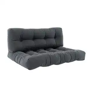 Palettenkissen vicco set flocken anthrazit 120 x 80 cm 2 teile