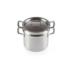 Pastatopf le creuset aus 3 ply edelstahl mit deckel u sieb