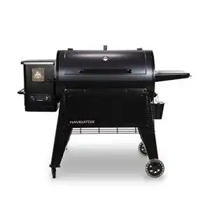 Pelletgrill pit boss navigator 1150 schwarz stahl 162 x 94 x 119
