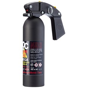 Spray au poivre BlackDefender OC 5000 Mega faisceau large (jet)
