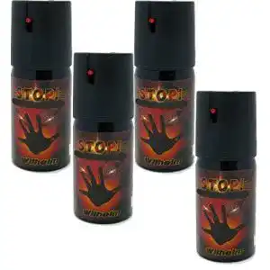 Pfefferspray wilhelm 4 x 40 ml tierabwehr selbstverteidigung cs