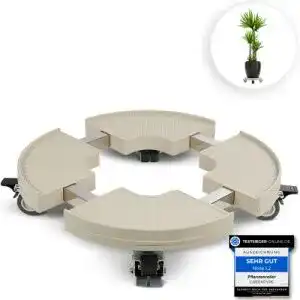 Pflanzenroller greentype rund bis zu 200 kg blumentopf