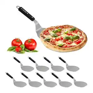 Pizzaschaufel relaxdays pizzaschieber mit holzgriff rund