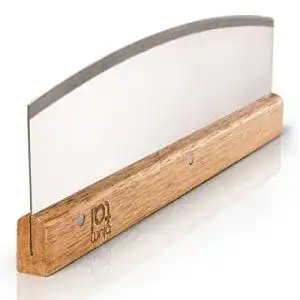 Pizzaschneider blumtal wiegemesser 32cm edelstahlklinge