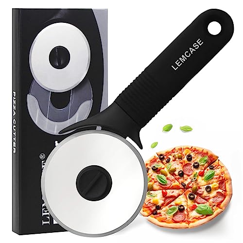 Cortador de pizza LEMCASE rodillo para pizza, cortador de pizza, cuchillo para pizza