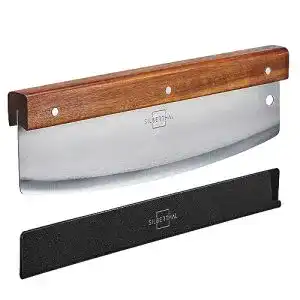Pizzaschneider silberthal 32cm edelstahl klinge eleganter griff