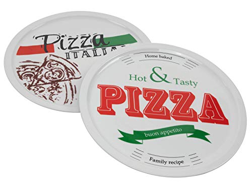 Pizzateller Spetebo 2er Set Pizza Teller 31,5 cm Speiseteller