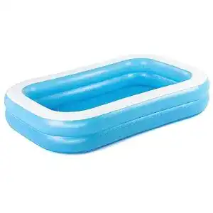 Planschbecken bestway family pool 262 x 175 x 51 cm