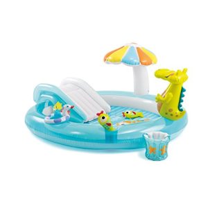 Piscina infantil Intex 57129NP, centro de jogos de banheiro crocodilo